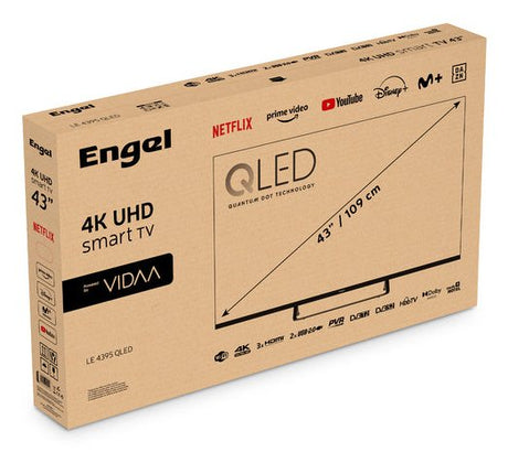 EAN 8436606900413 - Engel LE4395QLED Televisor 109,2 cm (43") 4K Ultra HD Smart TV Negro 280 cd / m² imagen 7