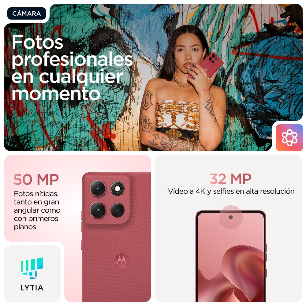 Smartphone Motorola Moto G86 8gb 512gb 5g Rosa Crisantemo