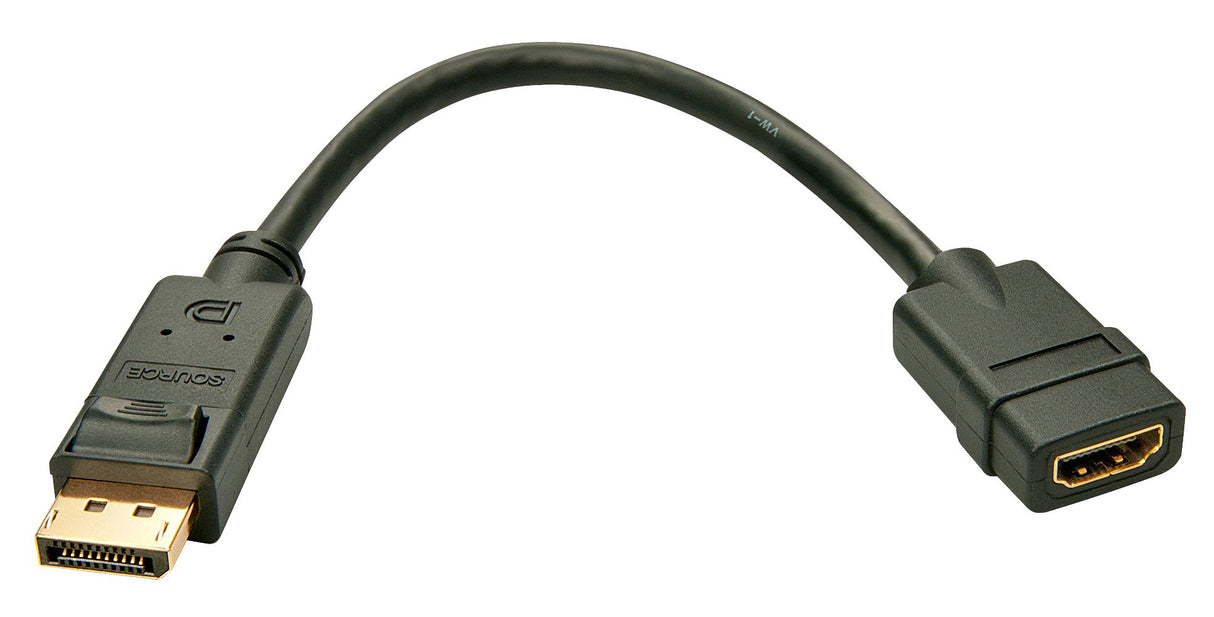 EAN 4002888410052 - Lindy 41005 adaptador de cable de vídeo 0,15 m DisplayPort HDMI Negro imagen 2