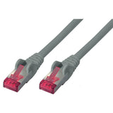 Cable De Red Cat6a Rj45 S Stp 20m Gris Libre De Halógenos Ghmt Zertifizier