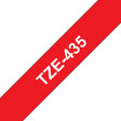 EAN 4977766686297 - Brother TZE-435 cinta para impresora de etiquetas Blanco sobre rojo imagen 1