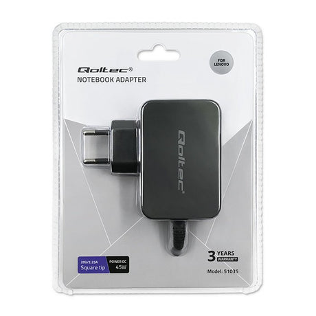 EAN 5901878510354 - Qoltec 51035 adaptador e inversor de corriente Interior 45 W Negro imagen 8