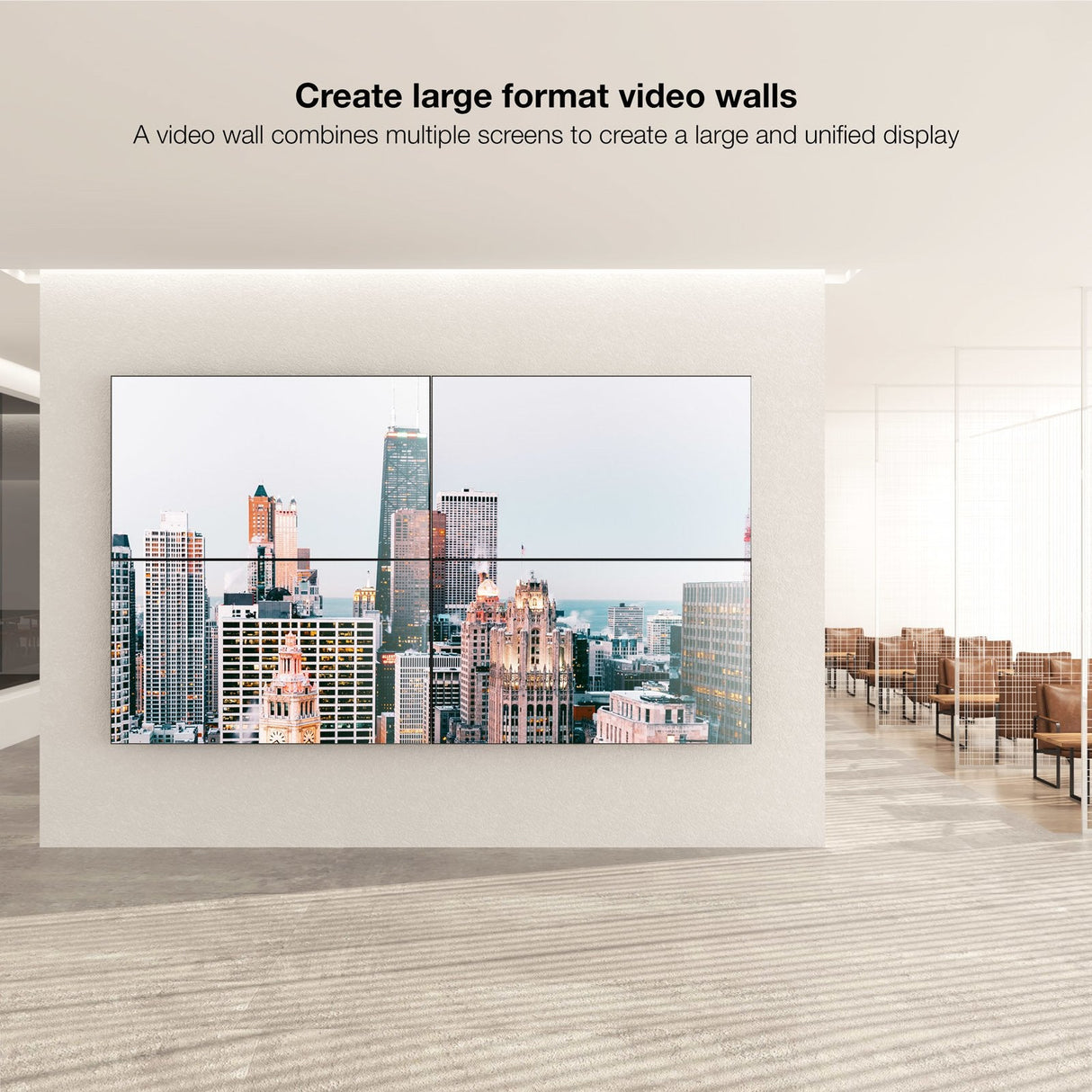 Soporte Video Wall Pared Pantallas 45-70"