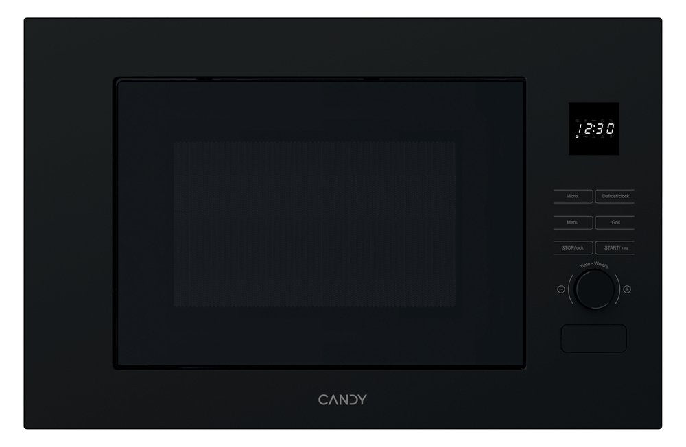 Horno Microondas Con Grill, Empotrable, Capacidad 20 L, Microondas 750 W, Grill 1000 W, Negro