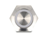 Drucktaster Zum Einbau 19 Mm 4 X Schraubklemme Led Weiss