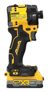 Llave De Impacto Hidráulica Inalámbrica Dewalt Dcf870e2t, 1/4", 18 Voltios Amarillo/Negro, 2 Baterías Powerstack Li-Ion 1,7 Ah, En Caja T Stak Dcf870e2t-Qw