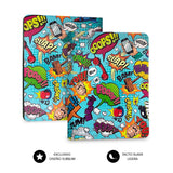 Subblim Keytab Pro Bluetooth Funda Tablet Con Teclado 10,1" Trendy Comic
