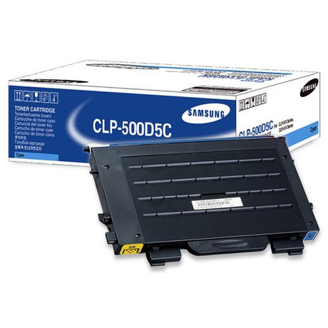 EAN 8803821830854 - Samsung CLP-500D5C cartucho de tóner Original Cian imagen 1