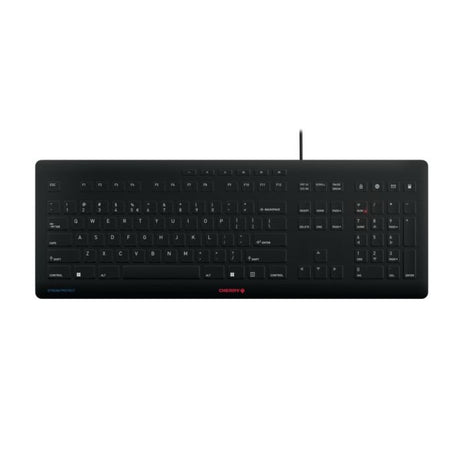 EAN 4025112106187 - CHERRY JK-8502EU-2 teclado Universal USB QWERTY Inglés Negro imagen 1