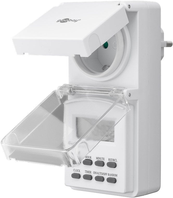 Goobay Ip44 Digital Timer - White