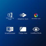 Monitor Profesional Curvo Philips E-Line 328e1ca 31.5' 4k Multimedia Negro