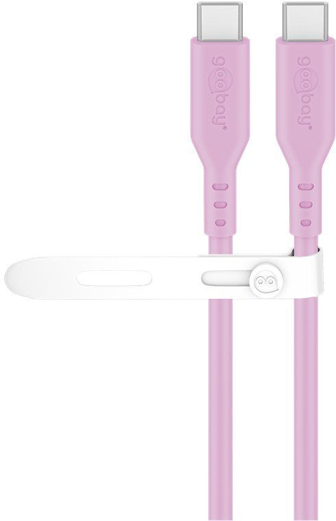 Goobay Usb-C Silicone Cable, 1.5 M, Pink