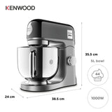 Kenwood Kmx760bc, Robot De Cocina Plateado/Negro
