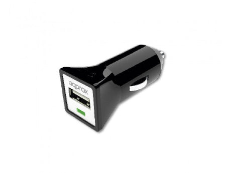 EAN 8435099516200 - Approx APPUSBCARB cargador de dispositivo móvil Universal Negro Encendedor de cigarrillos Auto imagen 1