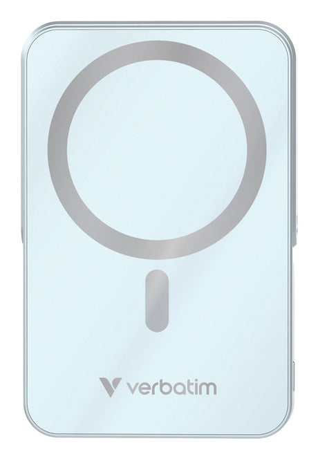 EAN 0023942322665 - Verbatim Charge 'n' Go Magnetic Wireless Polímero de litio 10000 mAh Cargador inalámbrico Azul imagen 2