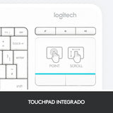 Teclado Español Logitech K400 Plus Tv Rf Inalámbrico Qwerty Blanco