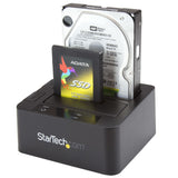 Startech.Com Dual-Bay Usb 3.0 Esata To Sata Hard Drive Docking Station Usb Hard Drive Dock External 2.53.5 Sata Iiiiii Ssdhdd Docking Station Hot-Swap Hard Drive Bays Top-Loading Controlador De Almacenamiento 2.5" 3.5" Sata 6gb/S Esata 6gb/