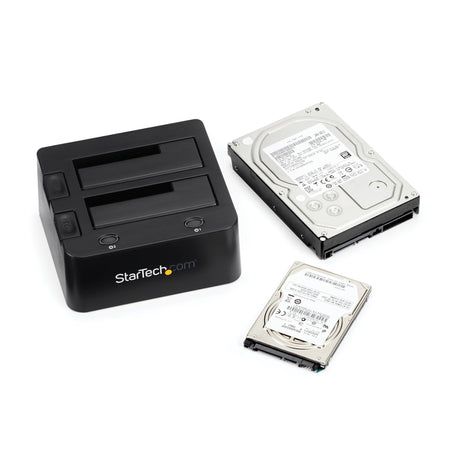 EAN 0065030859813 - StarTech.com UNIDOCKU33 base de conexión para disco duro USB 3.2 Gen 1 (3.1 Gen 1) Type-B Negro imagen 3