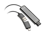 EAN 0017229175112 - HP Poly DA75 USB to QD Black Adapter TAA Adaptador de interfaz imagen 1