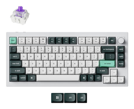 EAN 4895248871354 - Keychron Q1 HE teclado Universal USB + RF Wireless + Bluetooth Blanco imagen 1