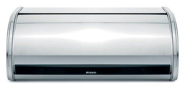 Brabantia Roll Top Bread Bin Steel Glossy