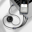 EAN 6953156203945 - Baseus CAMLT-MJ01 cable USB 1,2 m USB A USB C/Micro-USB B/Lightning Negro imagen 1