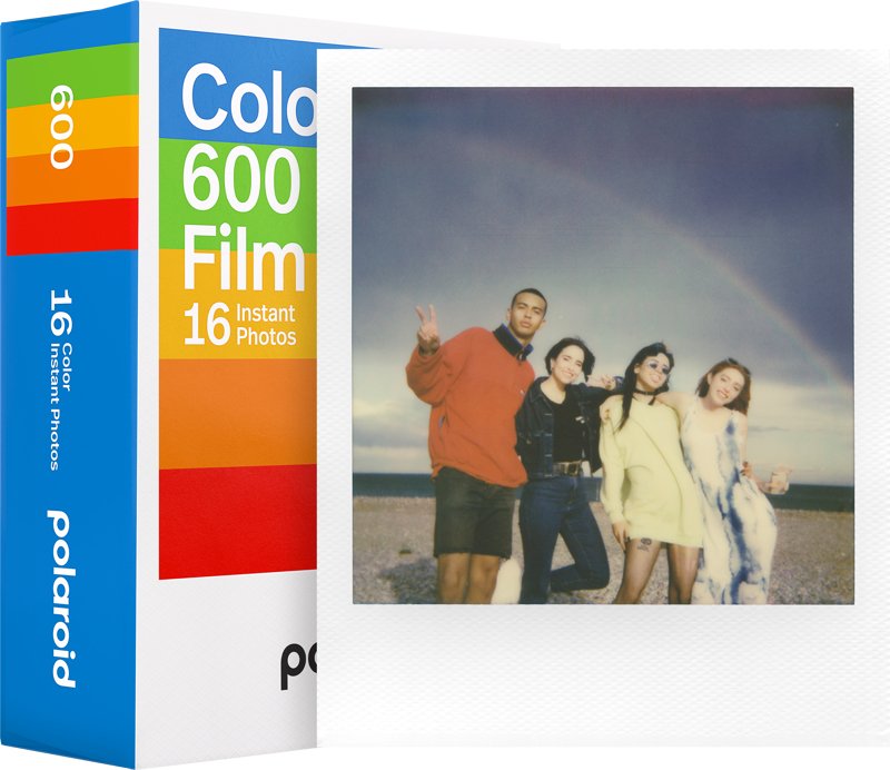 Película De Color Polaroid 1x2 Para 600