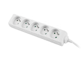 Lanberg Ps0-05e-0150-W Base Múltiple 1,5 M 5 Salidas Ac Interior Blanco
