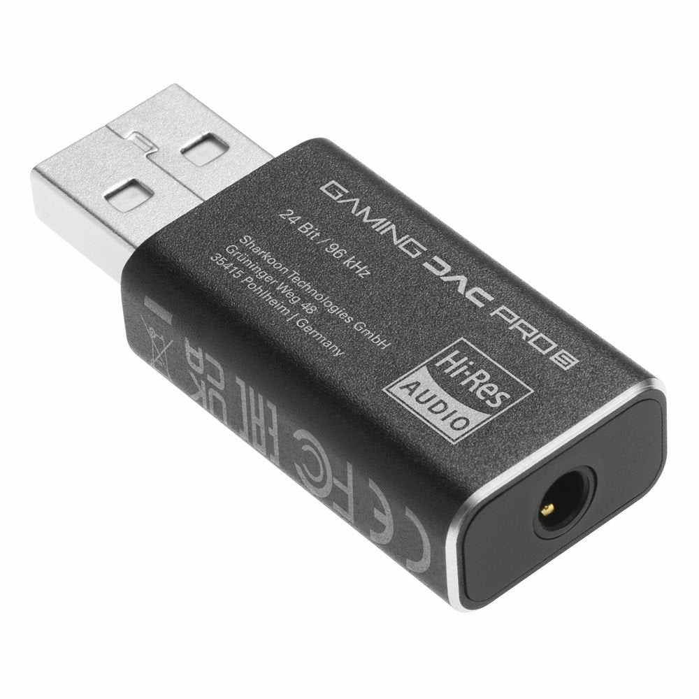 Tarjeta De Sonido Sharkoon Gaming Dac Pro S V3, (Negro) 4044951039616