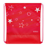 Herlitz Softlight Plus Stars&Strips Juego De Mochila Escolar Chica Poliéster Rosa, Rojo
