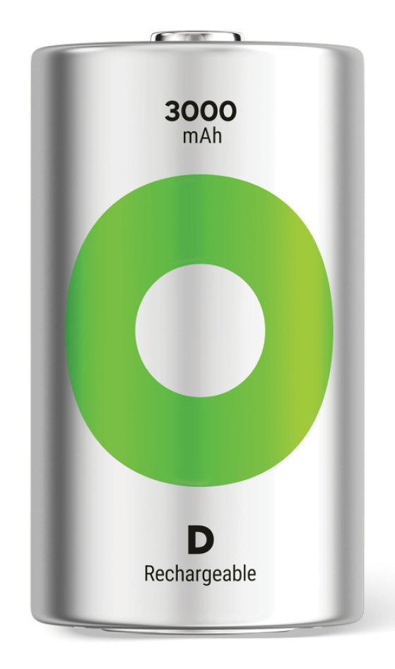 Pilas 1x2 Gp Recyko Nimh Accus D Mono 5700 Mah, Ready To Use