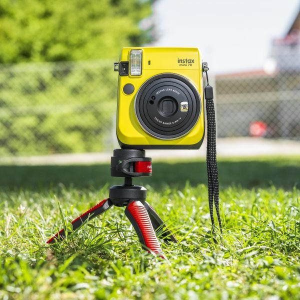 Mantona 21408 Tripode Smartphone/Cámara Digital 3 Pata(S) Negro, Rojo