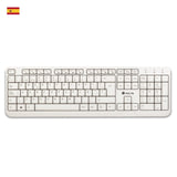 EAN 8435430612219 - NGS Spike, QWERTY, ES teclado Universal USB Blanco imagen 1