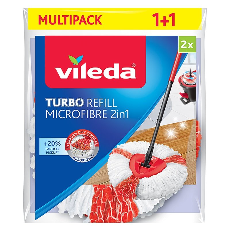 Vileda Turbo 2en1 Mopa Giratoria 2 Uds