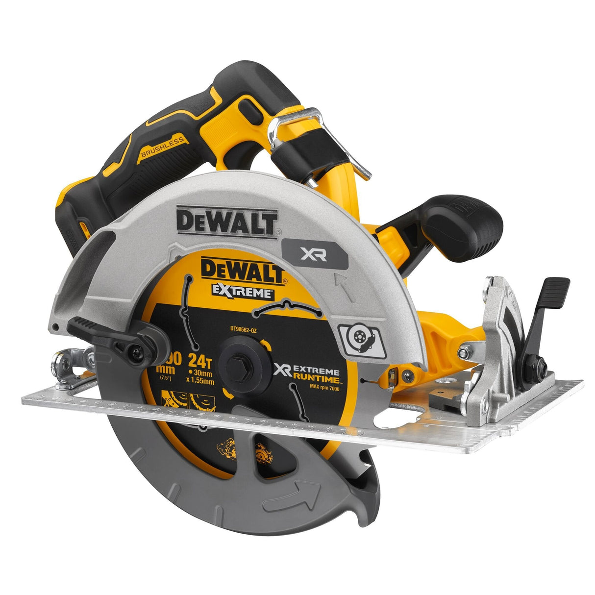Sierra Circular Inalámbrica Dewalt Flexvolt Advantage Dcs573nt, 18 Voltios Amarillo/Negro, Sin Batería Ni Cargador, En Tstak Box Vi Dcs573nt-Xj
