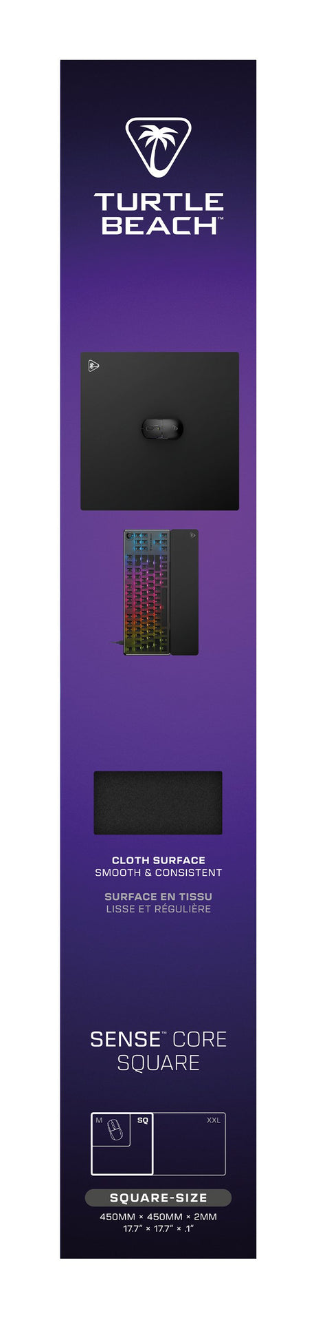 EAN 0731855791019 - Turtle Beach Sense Core Square Alfombrilla de ratón para juegos Negro imagen 7
