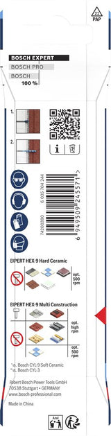 EAN 6949509245571 - Bosch HEX-9 Juego de brocas 2 pieza(s) imagen 3