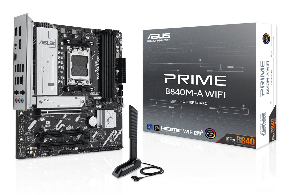 Placa Base Asus Prime B840 M-A Wifi Pci-E 16x Gen4, M.2 Gen4