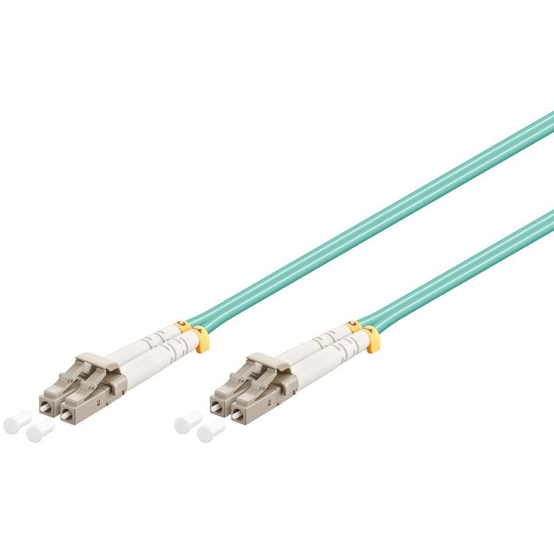 Goobay Cable Fibra Lwl 1,0m  Lc/Lc 50/125 Om3 Aqua