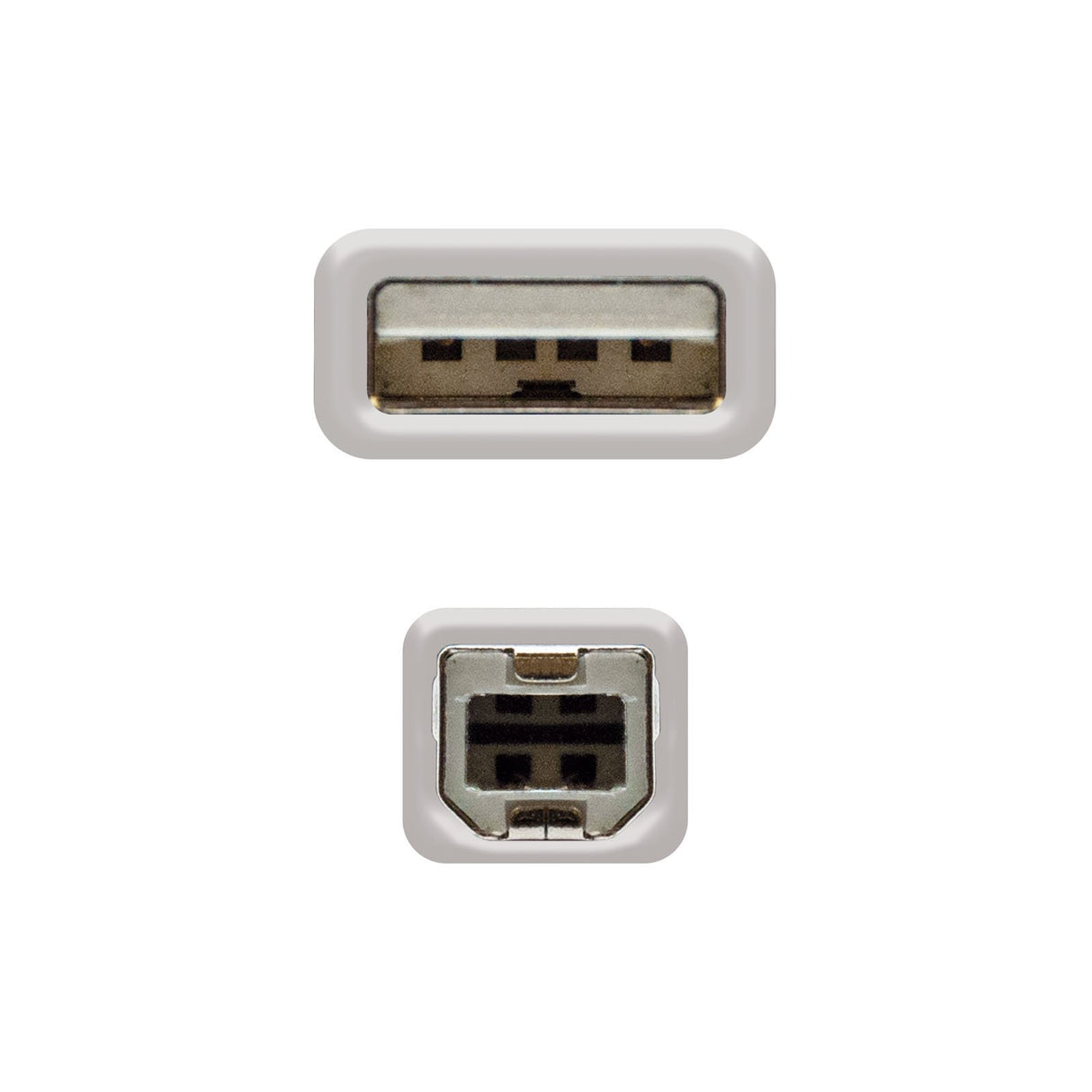 EAN 8433281004368 - Nanocable 10.01.0102 cable USB USB 2.0 1 m USB A USB B imagen 3