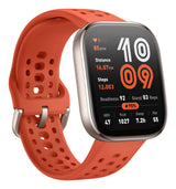 Amazfit Bip 6 Red 5 Cm (1.97") Amoled Digital 390 X 450 Pixeles Pantalla Táctil Plata Gps (Satélite)