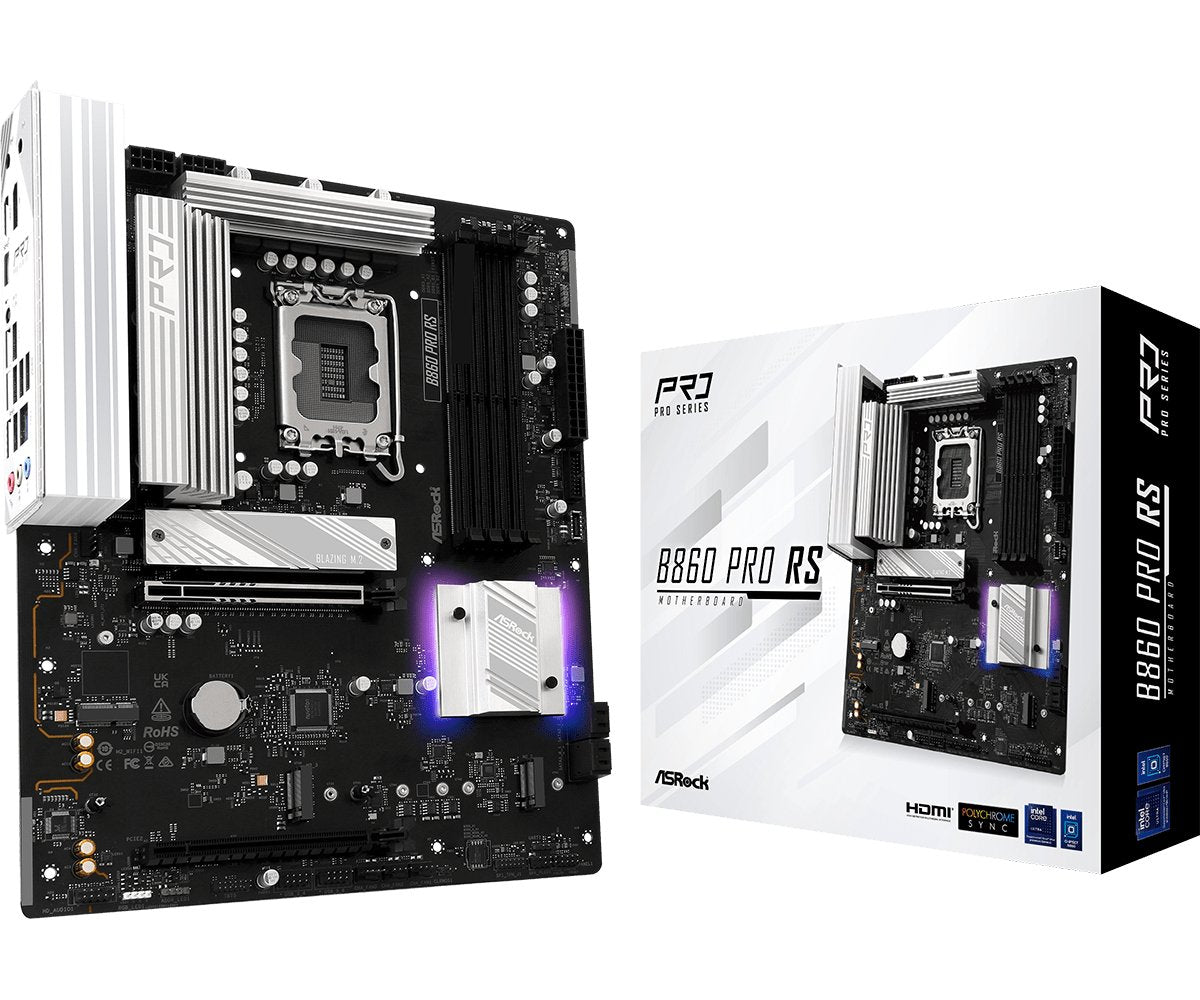 EAN 4711581490222 - Asrock B860 Pro RS Intel B860 LGA 1851 (Socket V1) ATX imagen 1