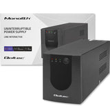 EAN 5901878537771 - Qoltec 53777 sistema de alimentación ininterrumpida (UPS) Línea interactiva 2 kVA 1200 W 4 salidas AC imagen 8