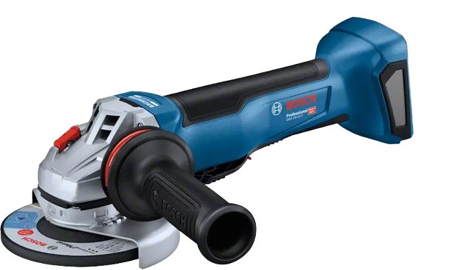 Amoladora Angular A Batería Bosch Professional Gws 18v-10 P Professional Solo, Ø 125 Mm Azul/Negro, Sin Batería Ni Cargador