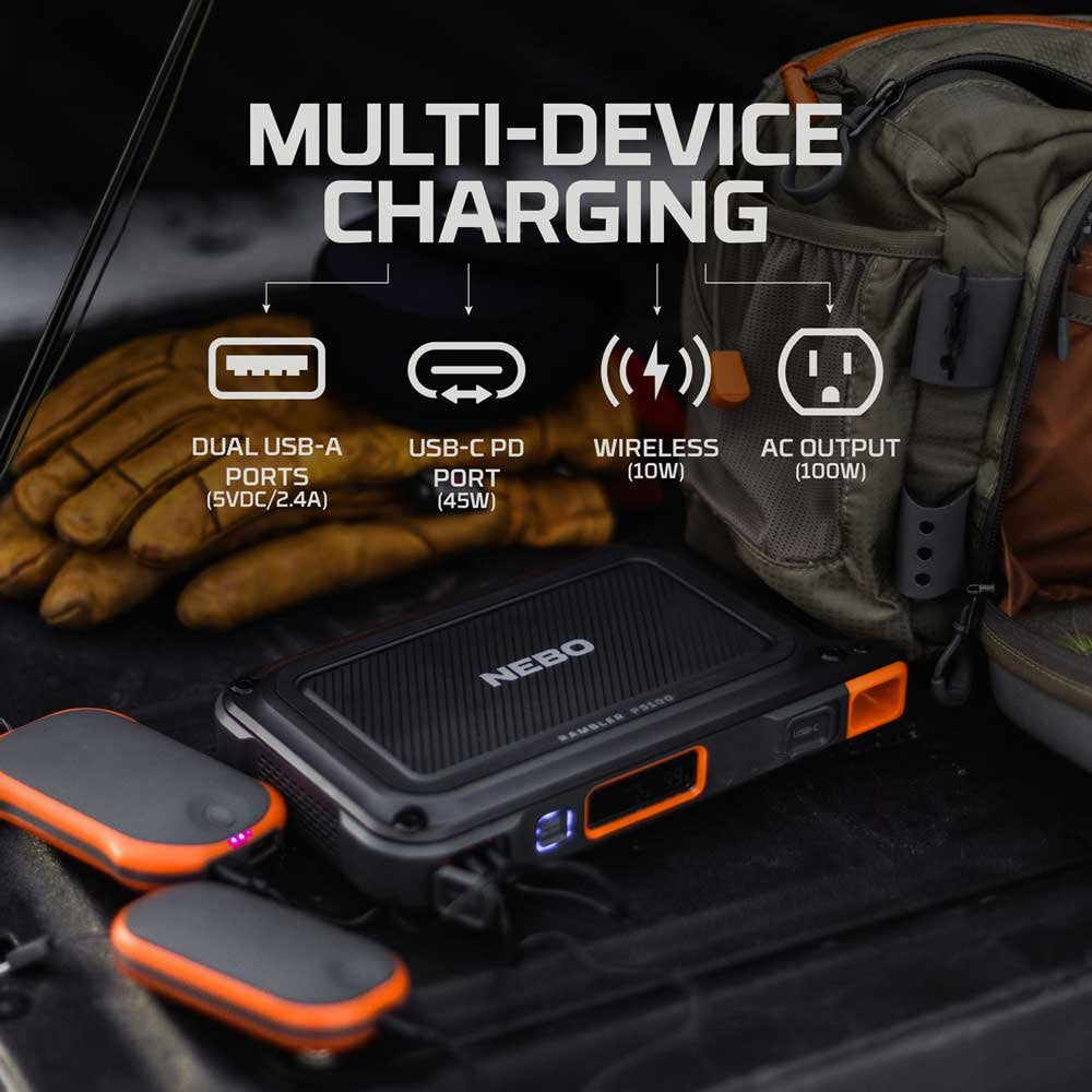 Estación De Carga Rambler 100. Nebo