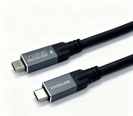 EAN 5715328266452 - Vivolink USB-C to USB-C Cable 2m - USB4, 40Gbps, 100W PD, 8K, Enterprise-tested cable USB USB4 Gen 2x2 US imagen 1