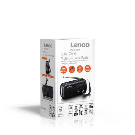 EAN 8711902083641 - Lenco MCR-113BK radio Portátil Negro imagen 13