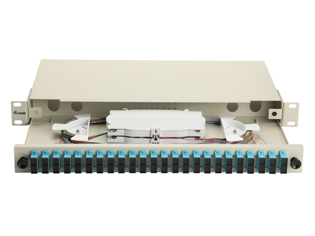 Equip Lwl-Spleisskamen 24-Port Sc-Duplex Om3 1u Komplett Gr