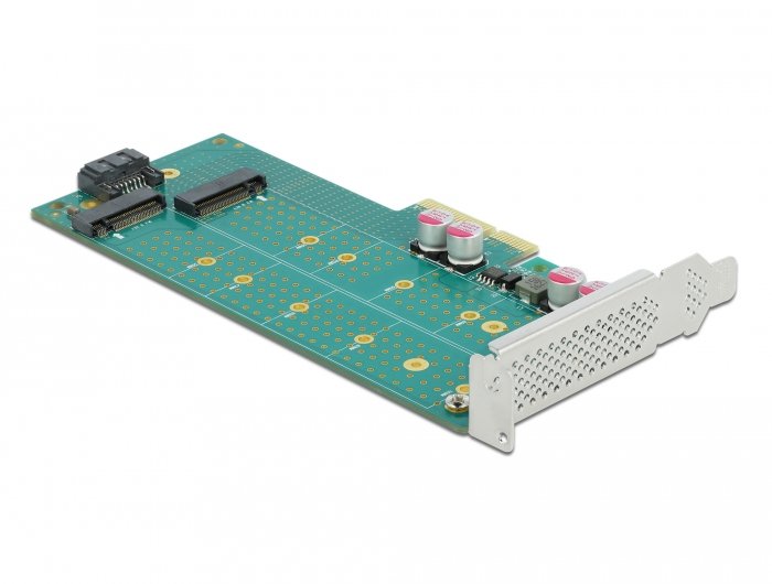 Delock Pci Express X4 Mapa A 1 X M.2 Clave B + 1 X Nvme M.2 Clave M, Controlador 89047