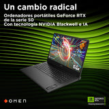 Portátil Hp Omen 17-Db1001ns 17.3" Amd Ryzen Ai 9 365 32gb 1tb Ssd Rtx 5070 Quad Hd Freedos Teclado Español